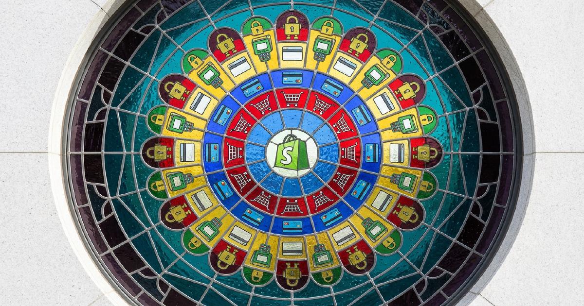 Stained glass kaleidoscope pattern representing the fragmented checkout flows created by Storebot-Google and GPTBot on a Shopify store