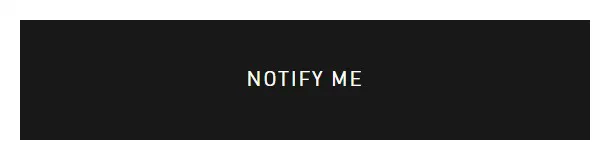 Aime Leon Dore add to cart button photographed on its product page, reading Notify Me, #181818 on #ffffff