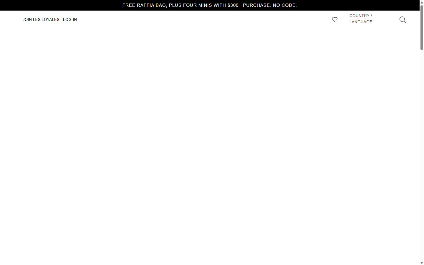 Chantecaille homepage on desktop, Shopify luxury beauty storefront captured at 1440 x 900