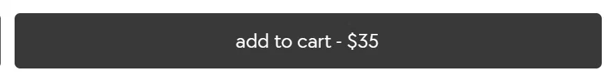 Kylie Cosmetics add to cart button photographed on its product page